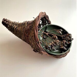 CORNUCOPIA BASKET FALL DÉCOR DIY LIKE NEW